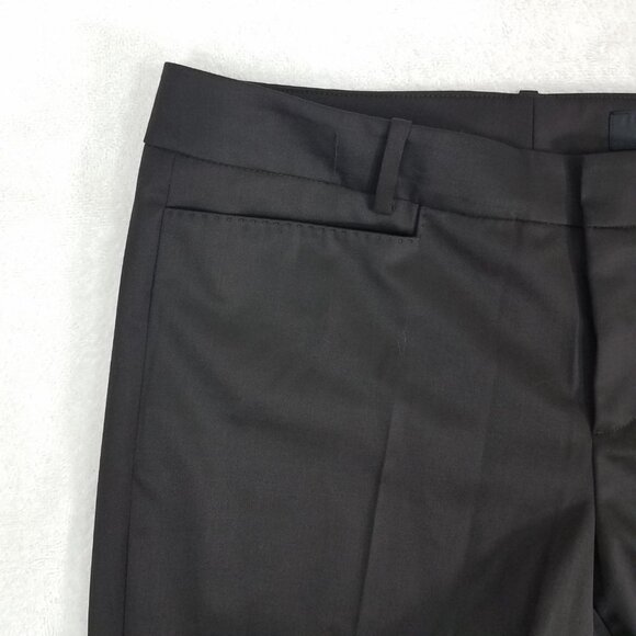 NEW GUCCI Uniform IT Size 44 Black Flared Pants Trousers Black Unfinished Hem - Picture 6 of 13